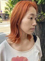 コーディアルヘア 白川本店(Cordial hair)&nbsp;夏感オレンジカラー