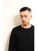 七三オールバックかき上げヘアコンマヘア８７