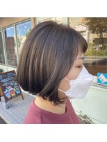 アルマヘアー(Alma hair by murasaki)&nbsp;◎ミニボブのオリーブベージュ◎