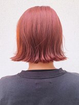 アイティーバイアルバム 藤沢店(IT by ALBUM) レッドボブ_フェザーバングマッシュショート_ba323341