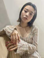 ブゾン(buZon)&nbsp;【buZonブゾン】切りっぱなしボブ×アッシュベージュ