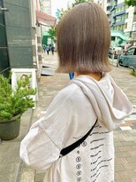 ネオリーブ アンド 渋谷店(Neolive &)&nbsp;【Neolive & 渋谷店】ぷつっとボブ×くすみブルー