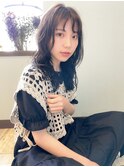 ベージュブラウンニュアンスパーマ