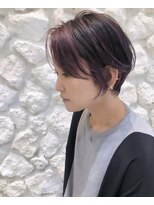 モアナバイヘッドライト 曽根店(Moana by HEADLIGHT)&nbsp;Moana#ショートボブ#ハイライト#ブリーチ#ピンク