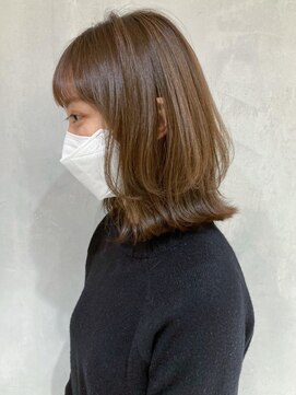 アイティーバイアルバム 松戸店(IT by ALBUM) ロブレイヤー_外ハネボブセクションカラー_ba379321