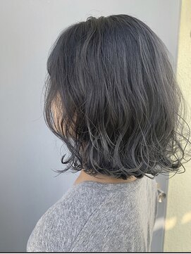 ヘアリゾートエーアイ 浅草店(hair resort Ai) フェミニン 切りっぱなしボブ ダークアッシュ