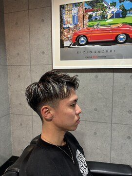 グロウヘアワークス(grow hair works) ツーブロック×メッシュ