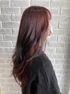 エムロード 深草店 オレンジインナーカラー【学割/U24】