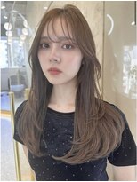 プアメリア 名古屋(Puamelia)&nbsp;トリートメント ブリーチなしダブルカラー 前髪縮毛矯正