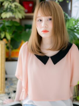 カバーヘア ブリス 大宮西口(COVER HAIR bliss) 3Dカラー斜めバングナチュラル透け感ミディh3大宮10代20代30代