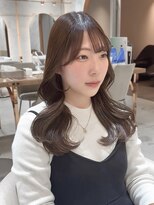 ロンド ブランシュ 錦糸町北口(Lond blanche) 前髪アンブレラカラーこなれミディイメチェンウェーブパーマ