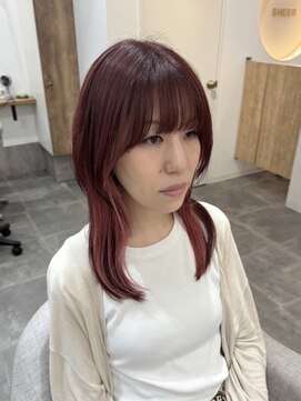 シアアルン 新小岩店(SHEER alun) ウルフカット×イヤリングカラー/SHEERalun新小岩店