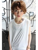 トゥーリ 春日店(tuuli)&nbsp;tuuli☆30代40代ペールベージュ切りっぱなしショート　146