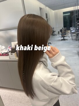 ルミヘアー 金沢駅西口店(Lumi hair) カーキベージュ