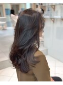 ☆たっぷりレイヤー/暗髪透明感/アッシュベージュ