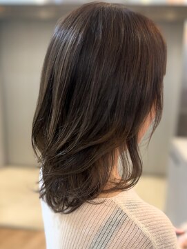 ジ エクト リアン 箕面店(The Ect Lien) 似合わせカット/似合わせカラー/韓国風巻き/ヘーゼルブラウン