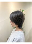 ウルフカット　中性ウルフ　マッシュウルフ