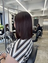 トゥエル バイ ディプティモイラ(tuelu by dipty MOILA)&nbsp;艶々ボブ×レッドブラウン