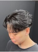 テーパーフェードフェザーショート