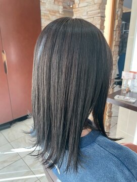 ルページ 千葉(lpage) 髪質改善/顔周りレイヤーカット/グレージュ[千葉/千葉駅]