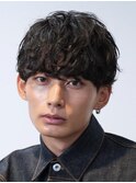 縦落ちパーマツイストスパイラルパーマシャドウパーマメンズヘア