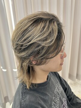 サイクル(CYCLE) MEN’S HAIR/サーフカール/刈り上げセンターパート/伊勢崎