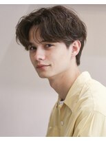 グリコ(grico)&nbsp;スムースセンターパート/メンズ似合わせパーマ