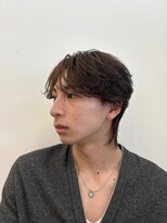 テンション(tension)&nbsp;メンズカットフェザーパーマニュアンスパーマ眉毛カット札幌大通