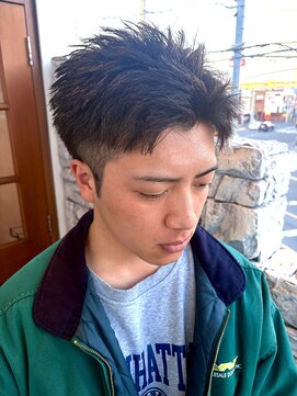 グランデュール 東静岡池田店(GRANDEUR) 刈り上げスパイキーショート/静岡メンズショート