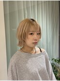 かわいいけど少しアンニュイなウルフボブ