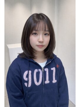 ガリカ 大名(Gallica) <ゲスト>レイヤーたっぷりのくびれミディアム、シースルーバング