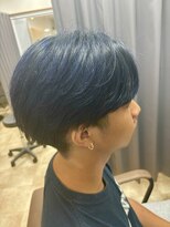 クレル 幕張(CLEL)&nbsp;【推し活にも】ネイビーブルーブリーチカラー