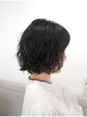 丸顔や面長ベース◎ボブパーマ【suiw】昭和町/天王寺/阿倍野