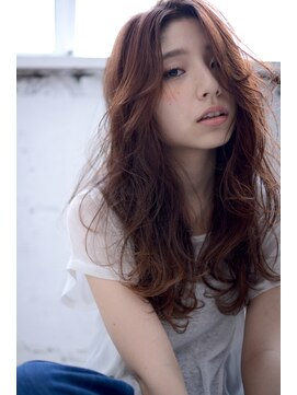 ベター(better) coral orange くせ毛風 ルーズ