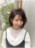 【reir下北沢】*エッジショートボブ+ミントベージュ*