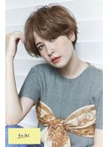 表参道駅/青山　大人かわいいワンサイドショート　辻幸奈
