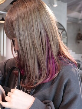 ロリム(RorriM) インナーカラー  パープル