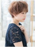 斜めバングで小顔くせ毛風ショートボブa越谷20代30代40代50代!