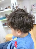 ふわふわパーマのおしゃれボーイ☆