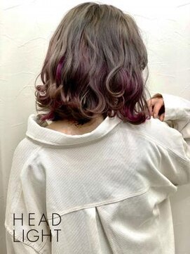 ソーエン バイ ヘッドライト 札幌琴似店(soen by HEADLIGHT) 透け感たっぷりなミルクティー×シースルーカラー