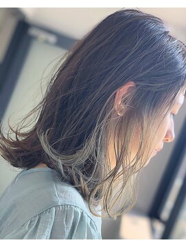 マーシアバイアルティナ 蒲田店(Marcia by artina) 外ハネミディアム×インナーグレージュ　[Macia蒲田]