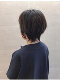 ハイライト×外ハネレイヤーボブ　石黒聡子