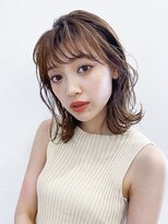 アイティー バイ アルバム 中野店(IT by ALBUM)&nbsp;ラフカール_カーキグレージュマッシュショート_58025