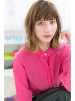 ミック 日暮里店(miq)&nbsp;ラフニュアンス外ハネカール外国人風ボブレイヤーb1