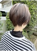 《knit銀座》大人可愛い20代30代40代ショートボブ丸み前下がり