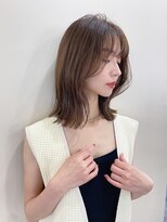 大人切りっぱなしこなれレイヤーミディ