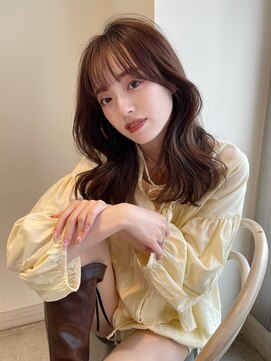 アクシス 栄ガスビル店(`AXIS) ショコラカラー&くびれ美髪巻/大人ガーリー/似合わせカット/栄