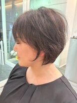 ビューエヒメ(VIEW EHIME)&nbsp;大人ラフウェーブ20代30代40代ボブブラウンスウィングショート