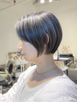 フィーユ(feey) 【立体×丸みショートボブ 武蔵新城】ハイライト　髪質改善