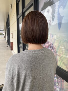 シャンプーボーイ ヒノ(SHAMPOO BOY Hino) ボブ×ナチュラルブラウン